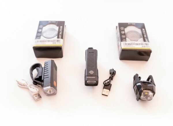Bicycle Lights Set – Rechargeable Front and Rear LED Lights